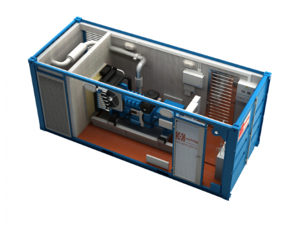 Дизельный генератор WS330-KME-C (Италия) исполнение контейнер